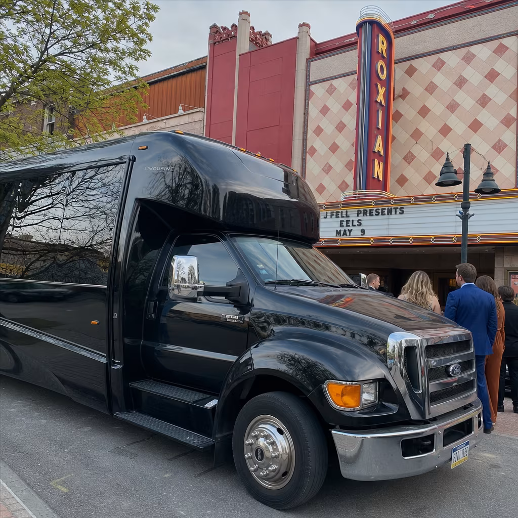 Rent a Bus to Roxian Theatre
