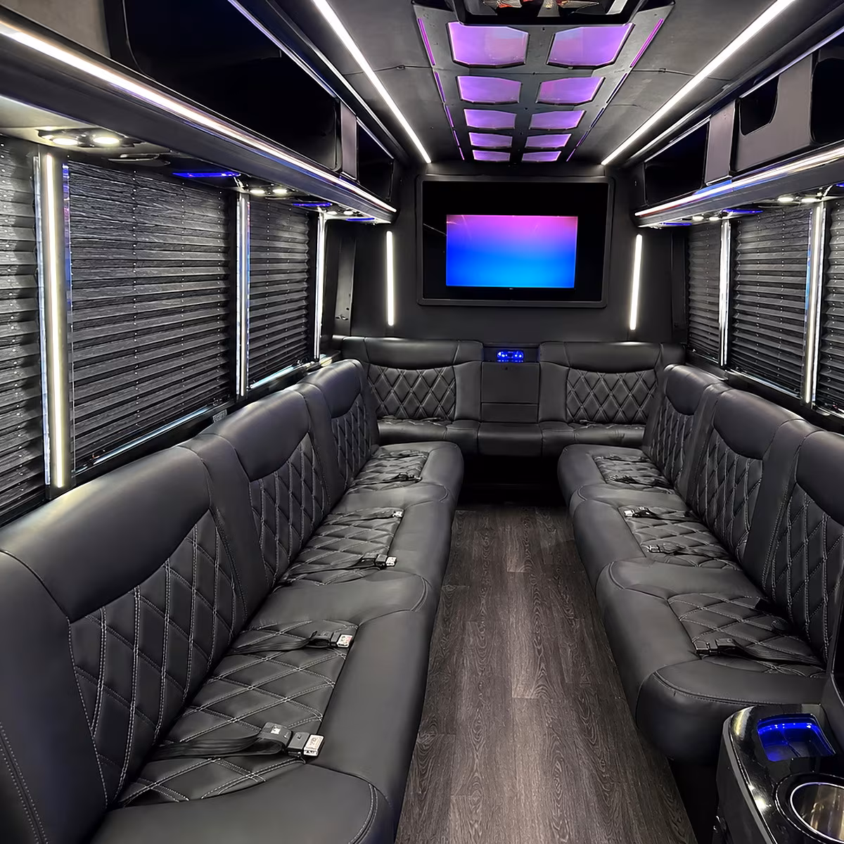 Pittsburgh Bachelor & Bachelorette Transportation onboard seating