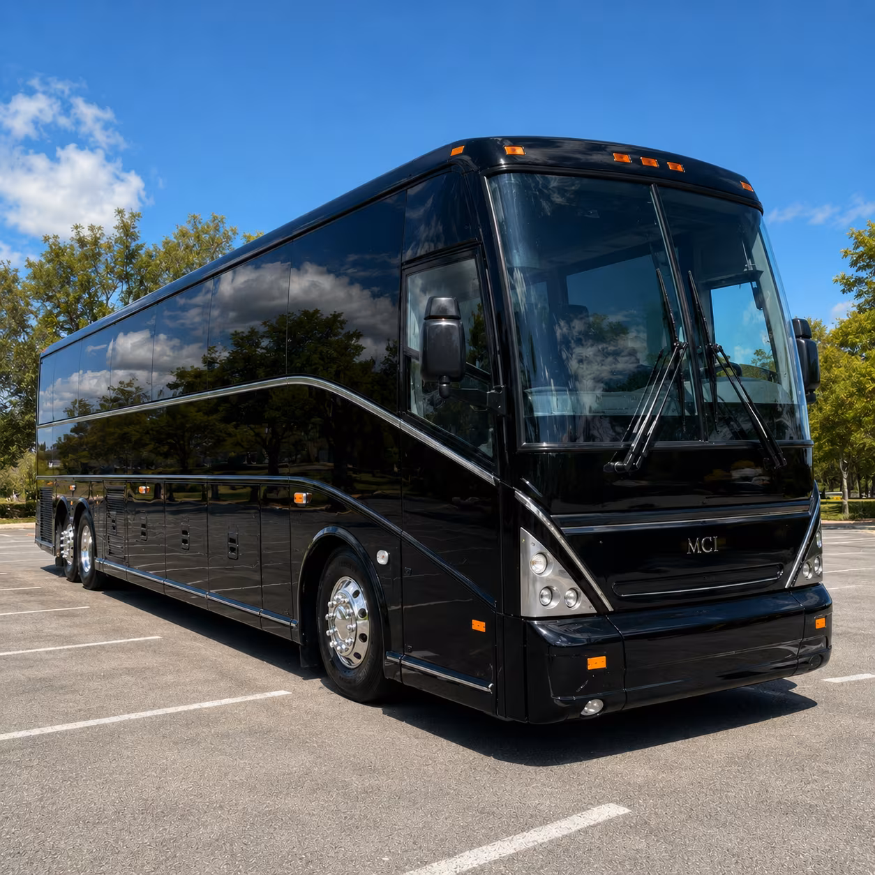 Pittsburgh Corporate Transportation party bus exterior