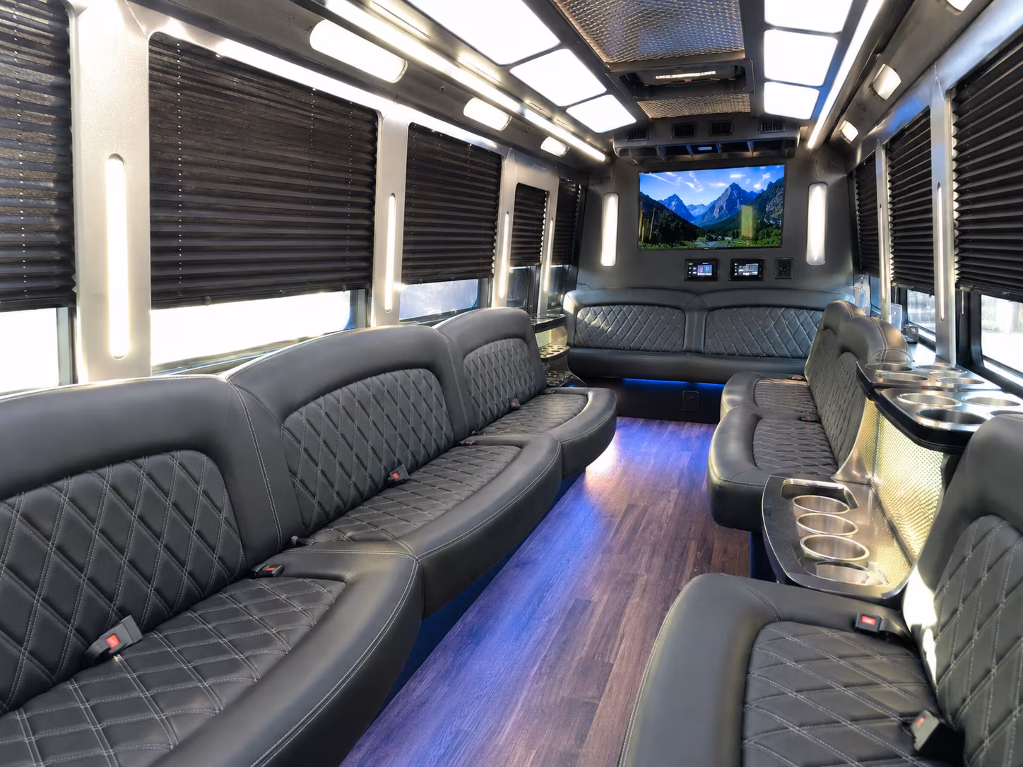 Pittsburgh Prom & Homecoming Transportation party bus exterior