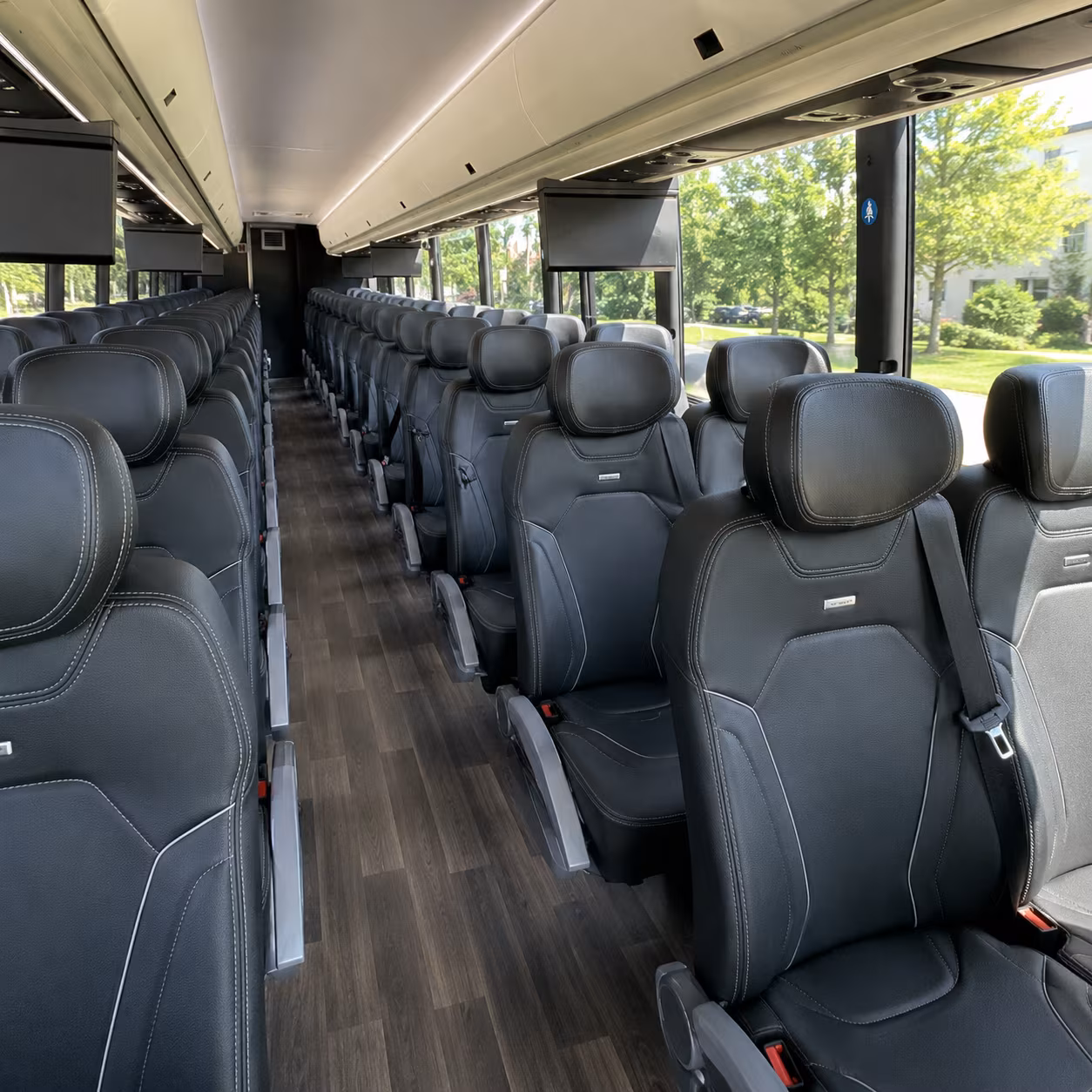 Pittsburgh School Event Transportation party bus exterior