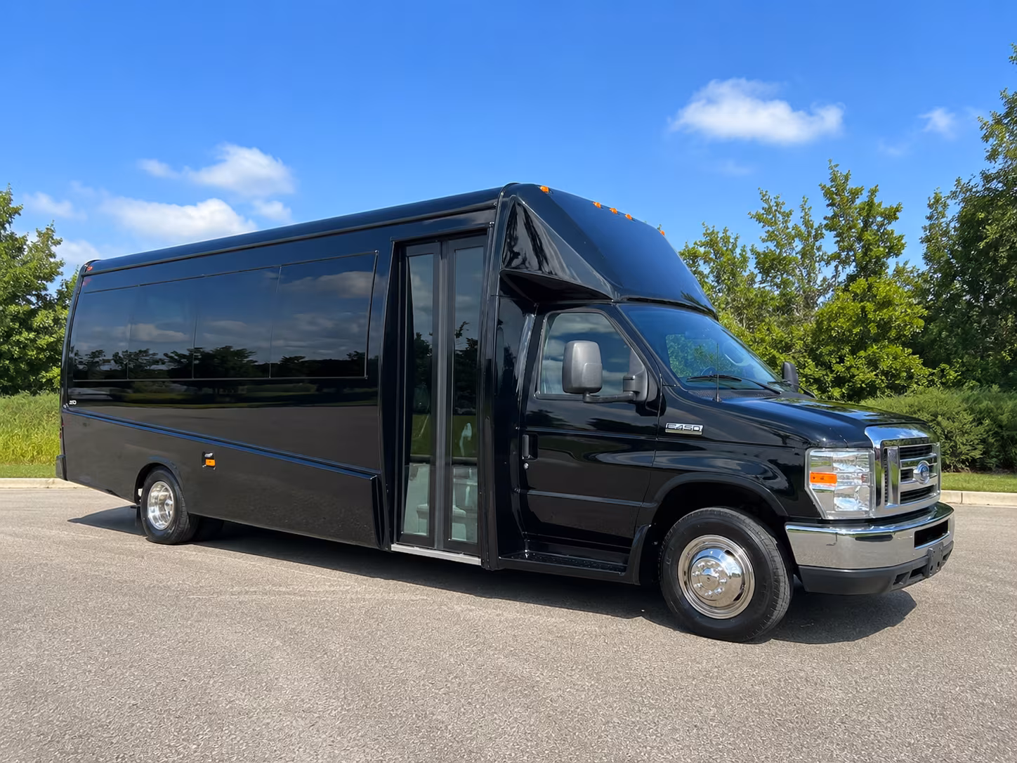 Pittsburgh School Event Transportation party bus interior