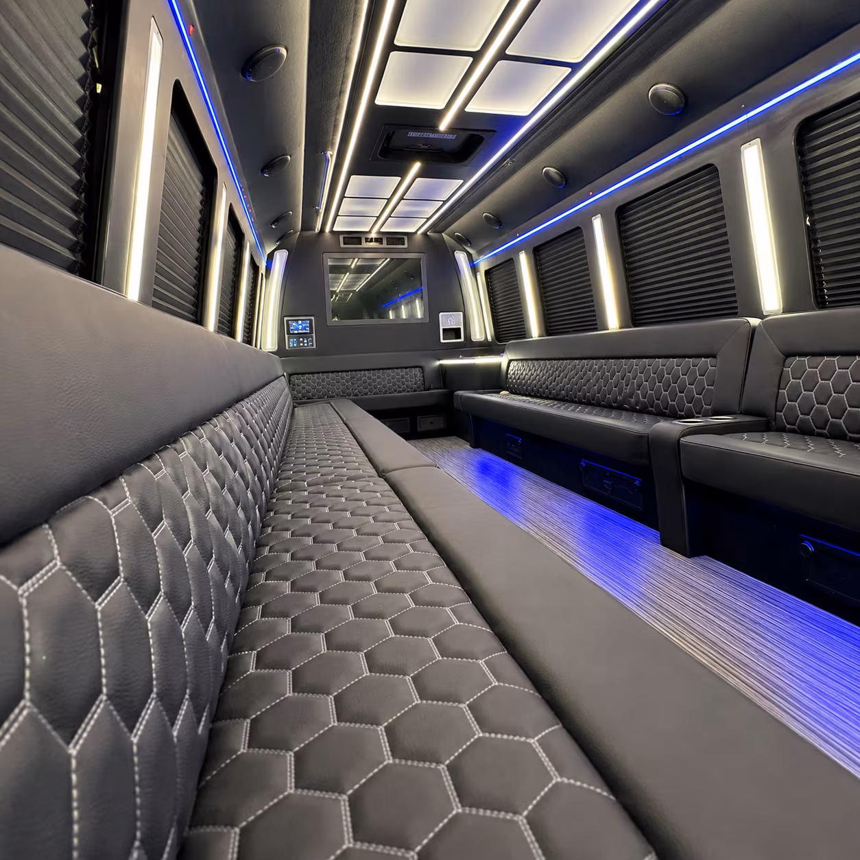 Pittsburgh Sporting Event Transportation party bus exterior