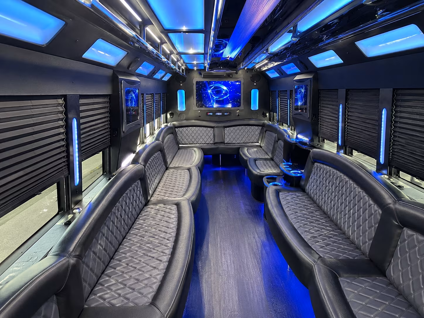 Pittsburgh Sporting Event Transportation party bus exterior