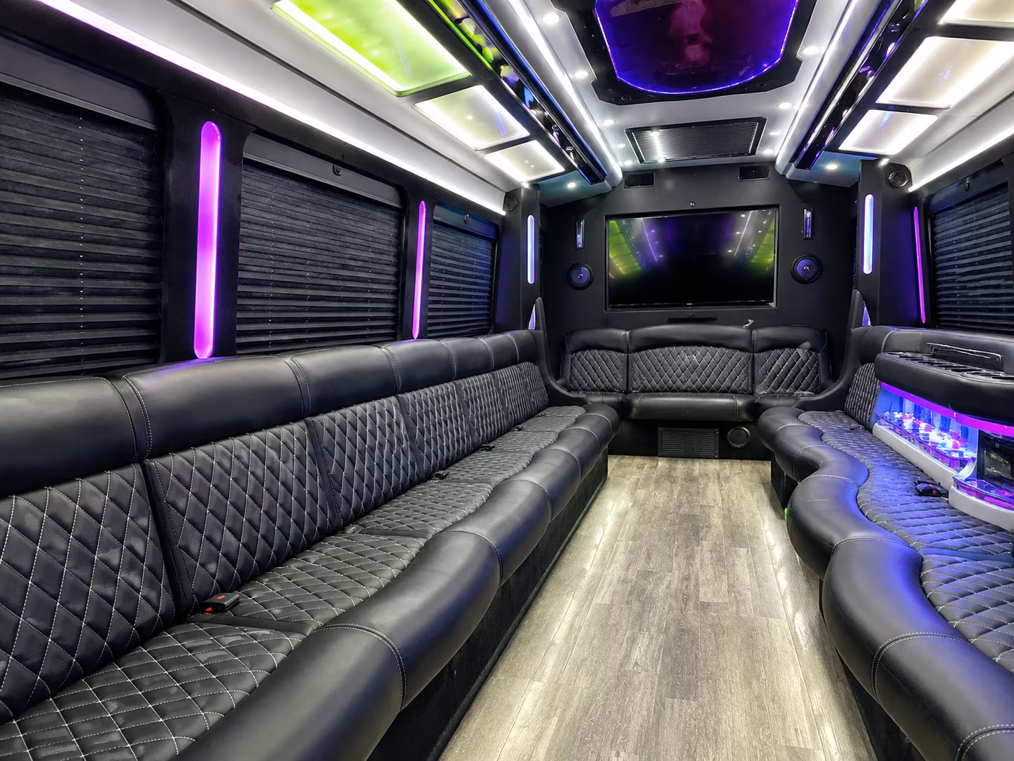 Pittsburgh Sporting Event Transportation party bus exterior