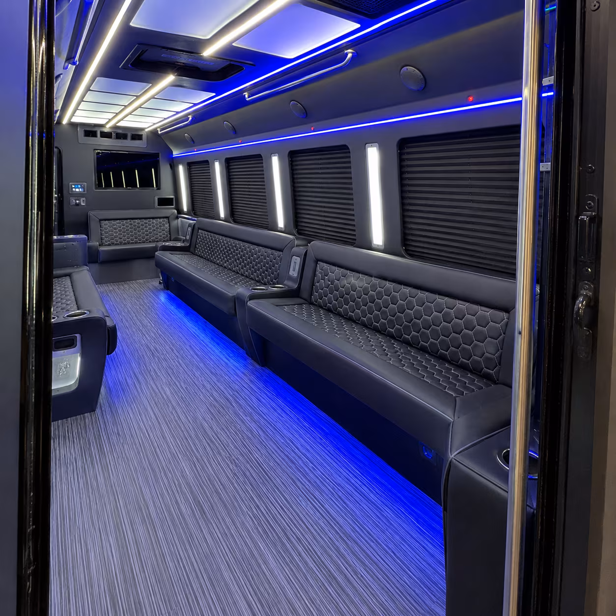 Pittsburgh Sporting Event Transportation party bus exterior