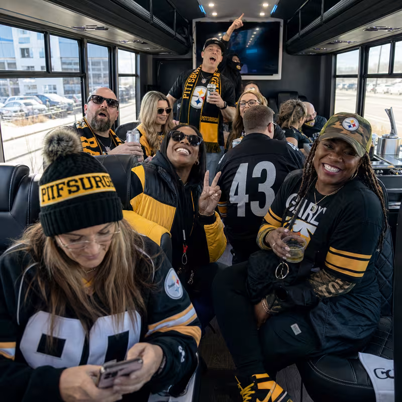 Pittsburgh Sporting Event Transportation fleet vehicle